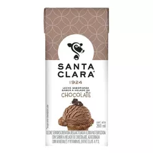 Leche Uht Santa Clara Helado De Chocolate 200ml