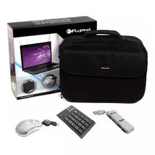 Bolso Notebook O Tablet 10,2+ Teclado + Mouse + Hub Fujitel