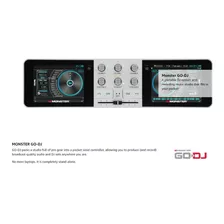 Monster Go Dj Portable Mixer Digital Turntable