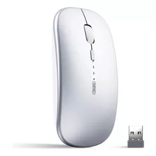 Mouse Inphic Inalambrico/led Silver