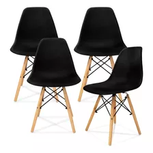 4 Sillas Modernas Eames Para Comedor Y Sala Minimalistas