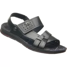 Sandalias Hombres Cuero Pegada Ojota 132802-05 Elis Calzados