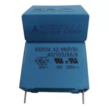 Capacitor Pol. Metalizado 2,2uf X 305v X2 - Kit C/ 15 Pçs