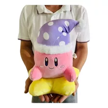  Kirby Com Estrela E Touca Pelúcia - Pronta Entrega