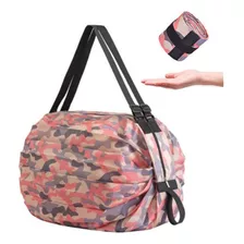 Bolso De Hombro Plegable Grande Para Viajes Y Compras