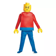 Disfraz De Lego Talla Medium (7-8) Para Niño, Halloween