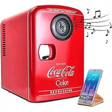 Mini Refrigerador Coca-cola 4 Litros Color Rojo Compacto
