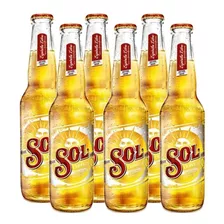 Cerveza Sol A Botella 330 Cc( 6 Unidades )-super