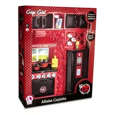 Cozinha Gigi Girl Brinquedo Infantil - Lua De Cristal 311 Cor Vermelho