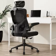 Silla Ergonómica Malla Respaldo Alto Reposacabezas Ajustable