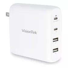 Visiontek Adaptador De Corriente Gan Ii De 100 W, 2 Usb-c /