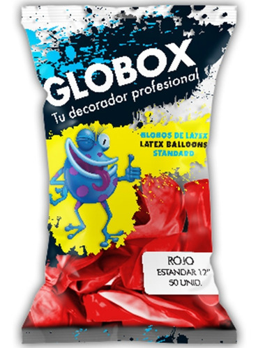 Globox Standard 12 Pul. Rojo X 50 Un