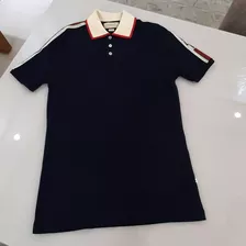 Camisa Polo Gucci Azul Limited Edition M
