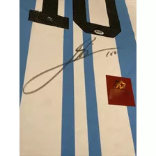 Polo Autografiado De Messi Sin Certificado De Autenticidad