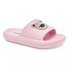 Sandalias Niña Moramora Oso Rosa Plata 17-21 126-387