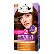 2 Pzs Palette Tinte Permanente Dama Color Creme 7-764 Chocol