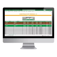 Planilha Controle De Vendas E Contas A Receber