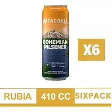 Cerveza Patagonia Bohemian 410 Ml. Pack X6 Patagonia Bohemian Pilsener - Lata - Pack - 6 - 1 - 473 Ml