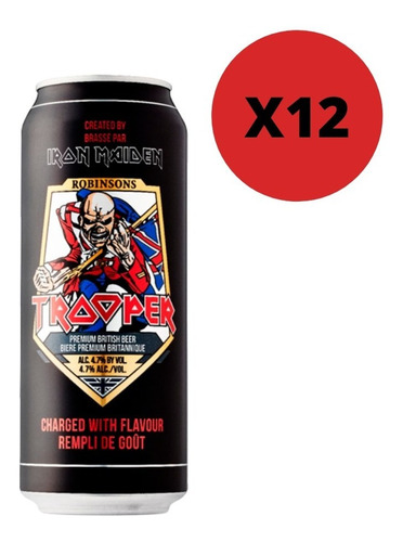 Cerveza Iron Maiden The Trooper 500 Ml - mL a $26