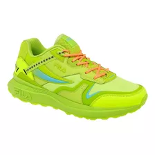 Tenis Fila Ridgerun 5rm01685_738 Verde Neon 23/25