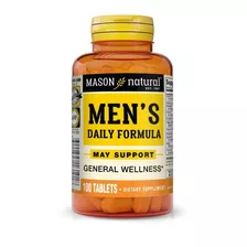 Mason Natural | Fórmula Diaria Hombres Multivitamins | 100tb