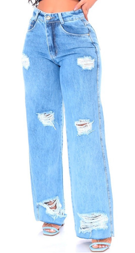 Calça Jeans Hot Pant Feminina Super Destroyed  Promoção