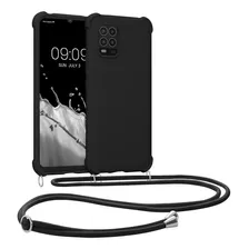 Funda Para Xiaomi Mi 10 Lite 5g - Negra/correa