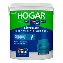 Látex Mate Paredes Y Cielos Rasos Hogar Inca 3,6 Litros