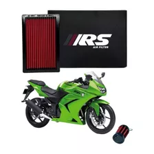 Filtro De Ar Esportivo Rs Kawasaki Ninja 300 2013 Até 2017