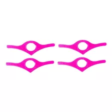 Kit 4 Apoios Dedo Suporte Livro Separador Página Rosa Neon