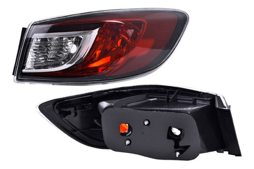 Calavera Exterior Mazda 3 2010 2011 2012 2013 Foto 6