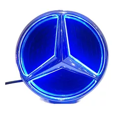 Luz Led Con Logotipo 4d Para Mercedes Benz Solid De 18,5 Cm