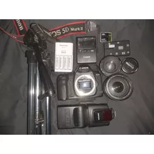  Canon Eos 5d Mark Ii Dslr Kit Profesional Con Todo 