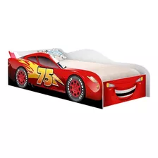 Cama Carro Infantil Mcqueen Vermelho - Promoção