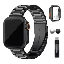 Correa Para Apple Watch 9 8 7 6 5 4 Se Acero Inoxidable+case