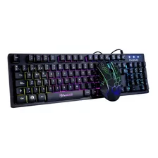 Combo Gamer Teclado Mouse Marvo Scorpion Km409 Rainbow