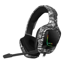 Headset Gamer Profissional Onikuma K20 Camuflado Preto