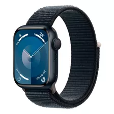 Apple Watch Series 9 41mm Aluminio Negro Sport Loop 