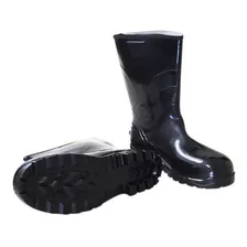 Bota Impermeável Pvc Acqua Flex Com Cano Curto Preto Bracol