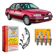 Kit Cabo E Vela Original Ngk Gm Vectra 2.0 8v 1993 1994 1995