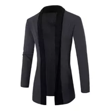 Elegante Gabardina Hoodie Saco Blazer Excelente Tacto