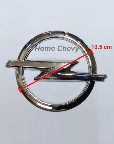 Emblema Plano Universal, Logo Opel 10.5 Cm. Chevy Corsa Foto 2