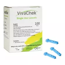 Lancetas Universales Viva Chek Para Glicemia Caja 100unidade