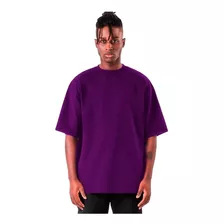 Camiseta Oversized Larga Streetwear T-shirt Purple Stecchi