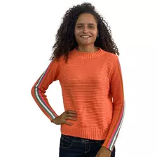 Blusa Feminina Suéter Escocesa Xadrez Tricot Moda Inverno482