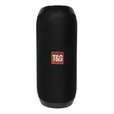 Bocina T&g Audio Tg-117 Portátil Con Bluetooth Waterproof Negra 