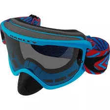 Óculos Goggle Oakley O Frame 2.0 Pró Mx Motion Blue/lente Da