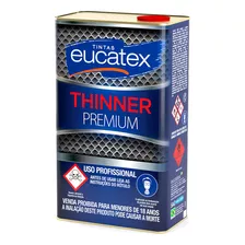 Thinner 9100 P/ Diluição Esmalte Primer Incolor Eucatex 5lt