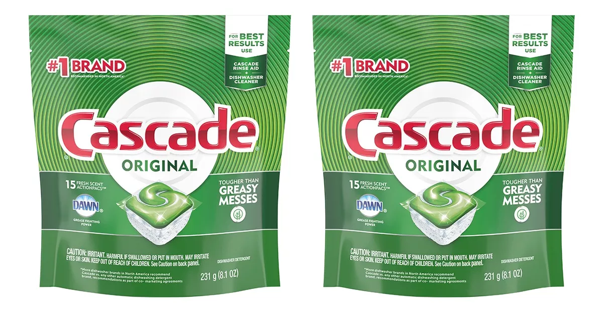 Cascade Original Fresh 15 Pods - 2 Unidades