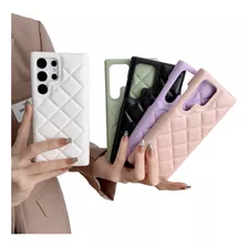 Funda Puffer Acolchada Felpa Interior Para Samsung Línea S 